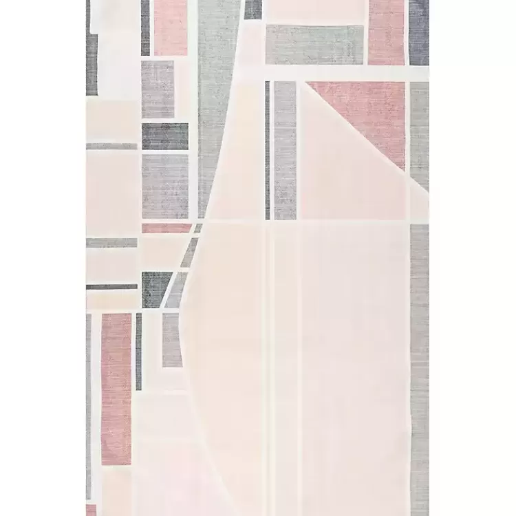 Cream Geometric Shapes Washable Area Rug, 8x10>Kirklands Home Flash Sale