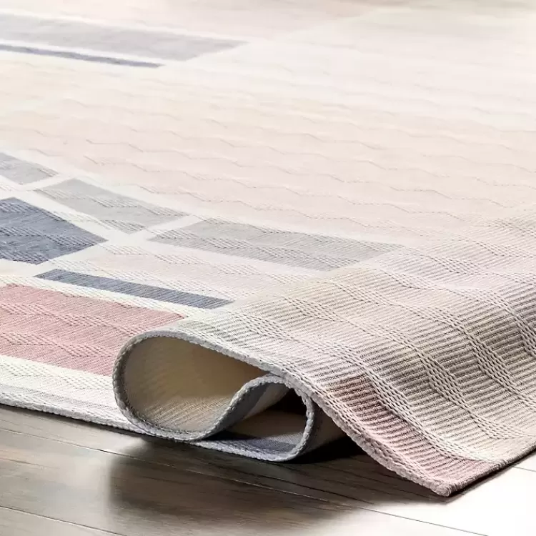 cream_geometric_shapes_washable_area_rug_x_4.webp Cream Geometric Shapes Washable Area Rug, 8x10>Kirklands Home Flash Sale