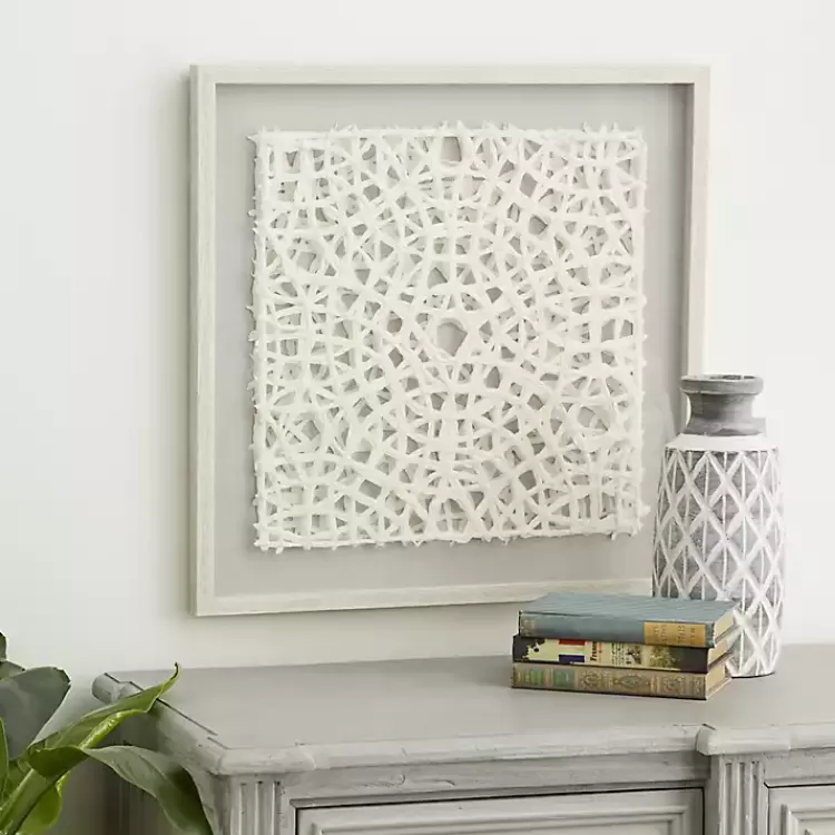 Cream Handcut Paper Doily Shadowbox Framed Art>Kirklands Home Best