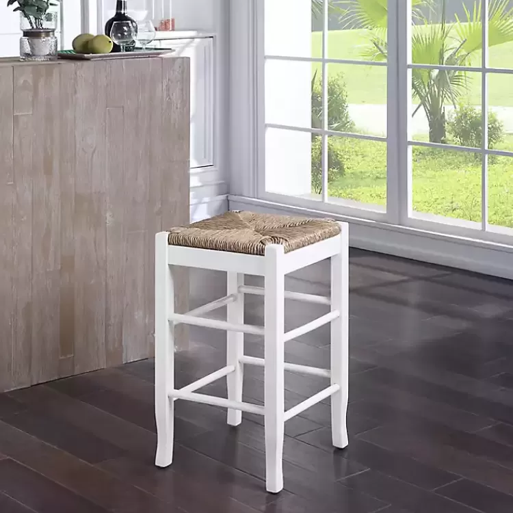 Cream Handwoven Counter Stool>Kirklands Home Flash Sale
