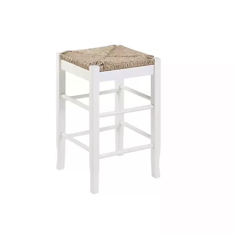 Cream Handwoven Counter Stool>Kirklands Home Flash Sale