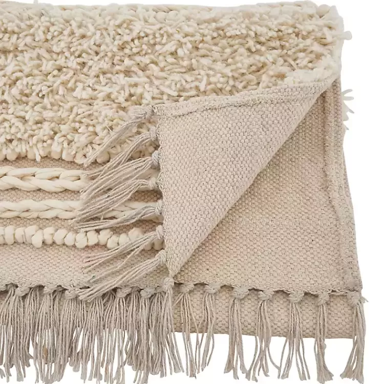 Cream Knotted Cotton Table Runner>Kirklands Home New