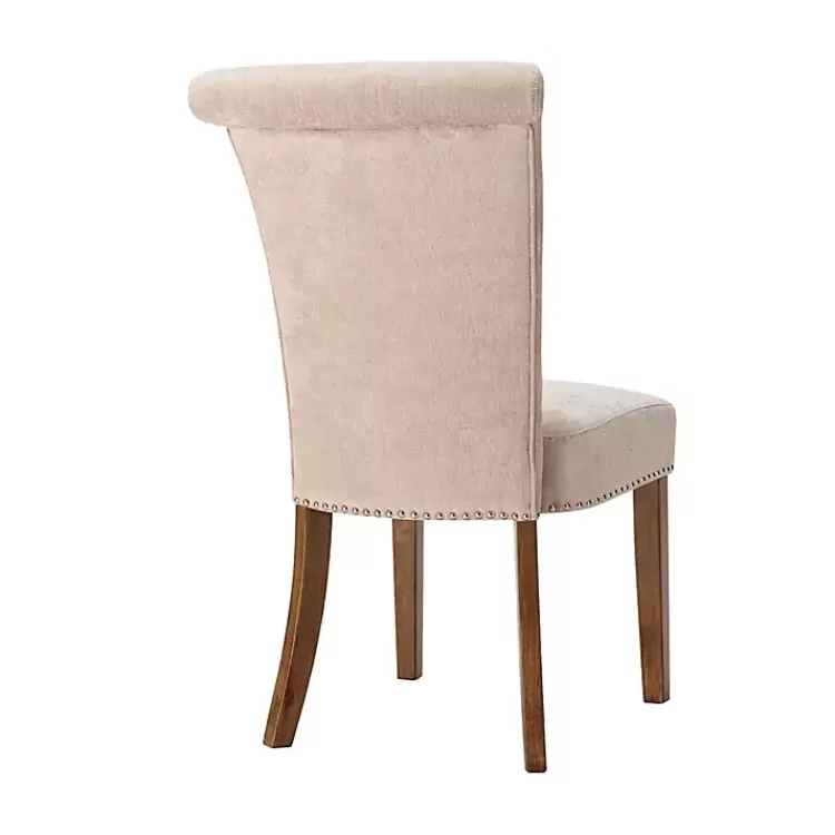 cream_linen_rolled_back_dining_chairs_set_of__4.webp Cream Linen Rolled Back Dining Chairs, Set of 2>Kirklands Home Discount