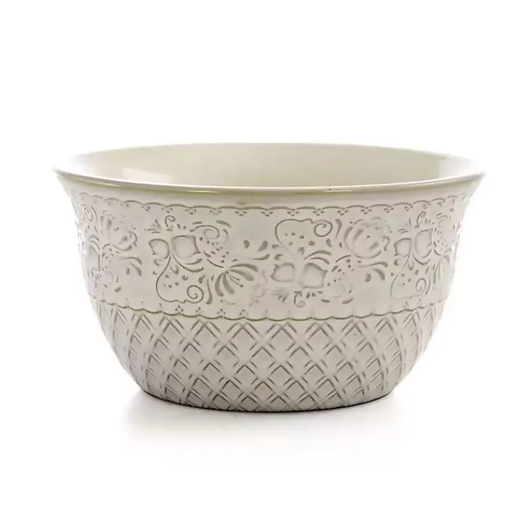 cream_lotus_pattern_pc_square_dinnerware_set_2.webp Cream Lotus Pattern 16-pc. Square Dinnerware Set>Kirklands Home Flash Sale