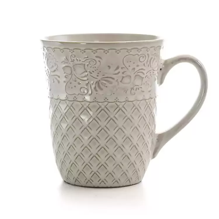 cream_lotus_pattern_pc_square_dinnerware_set_3.webp Cream Lotus Pattern 16-pc. Square Dinnerware Set>Kirklands Home Flash Sale