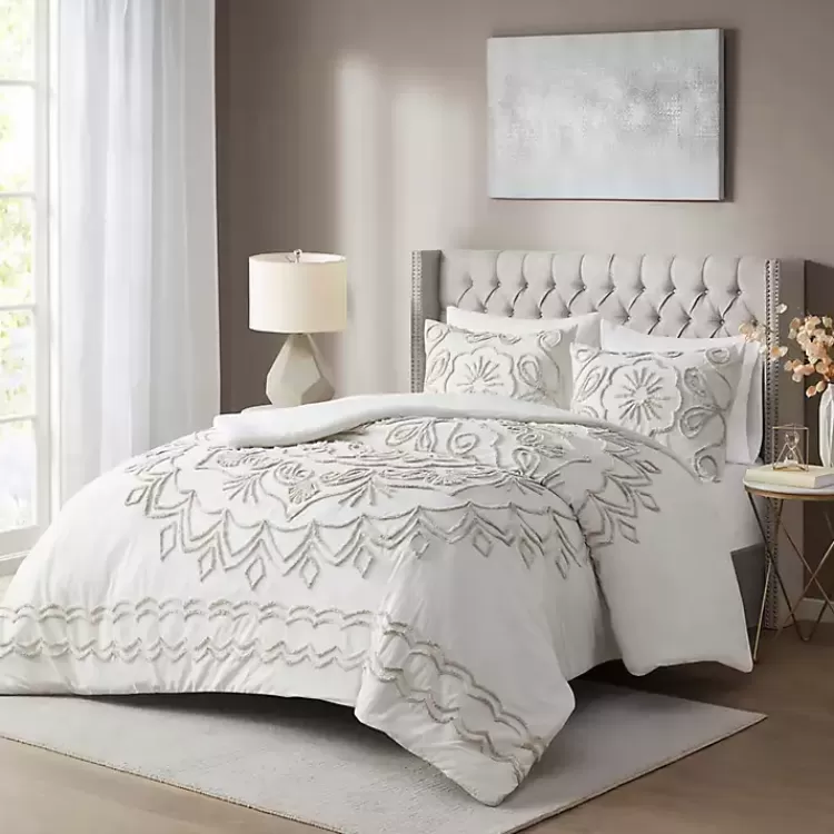 Cream Medallion California King Comforter Set>Kirklands Home Best
