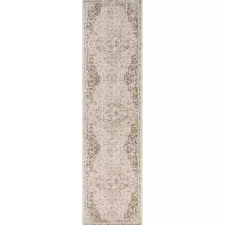 Cream Medallion Runner>Kirklands Home New