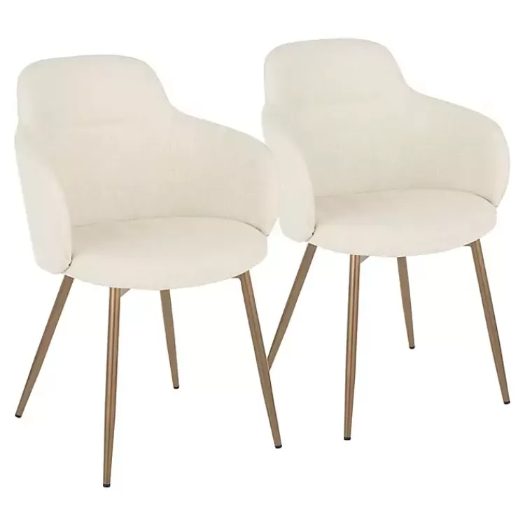 Cream Modern Accent Chairs, Set of 2>Kirklands Home Best