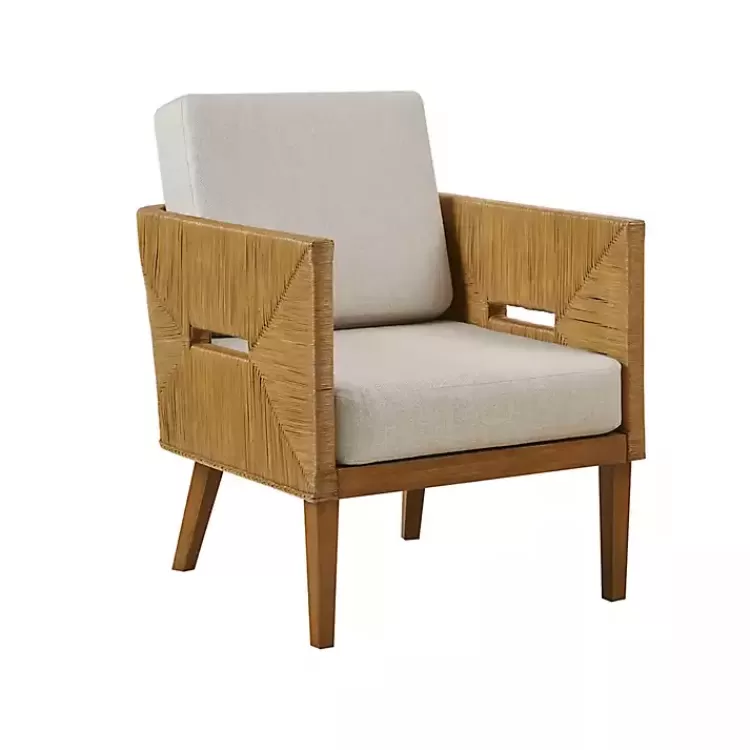 Cream Natural Rattan Accent Chair>Kirklands Home Best
