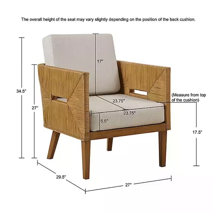 cream_natural_rattan_accent_chair_6.webp Cream Natural Rattan Accent Chair>Kirklands Home Best