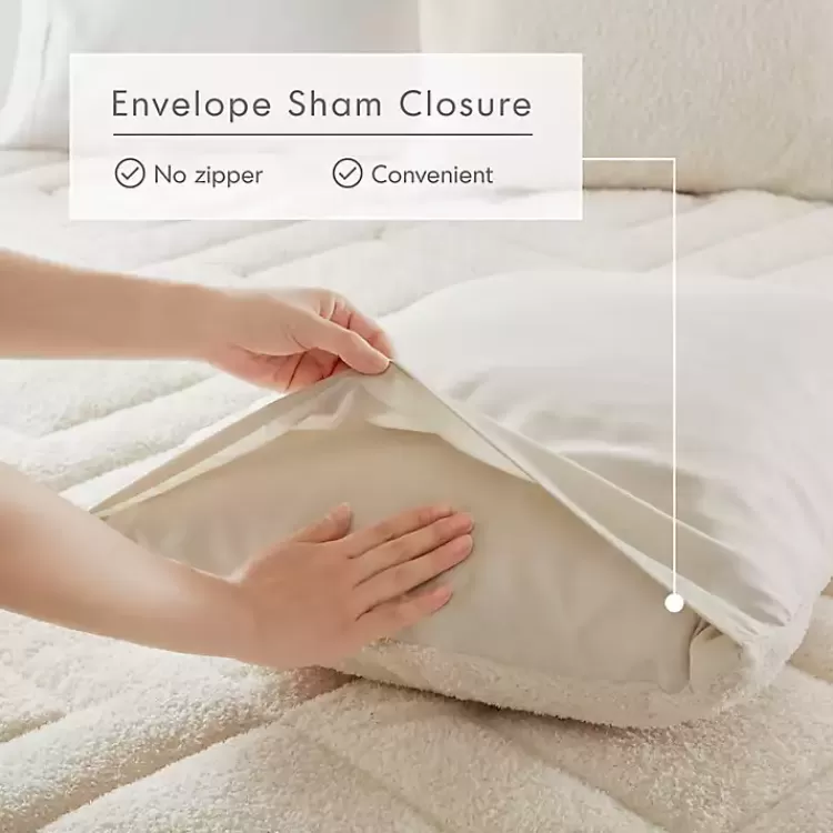 cream_quilted_teddy_pc_twin_comforter_set_5.webp Cream Quilted Teddy 2-pc. Twin Comforter Set>Kirklands Home Best Sale