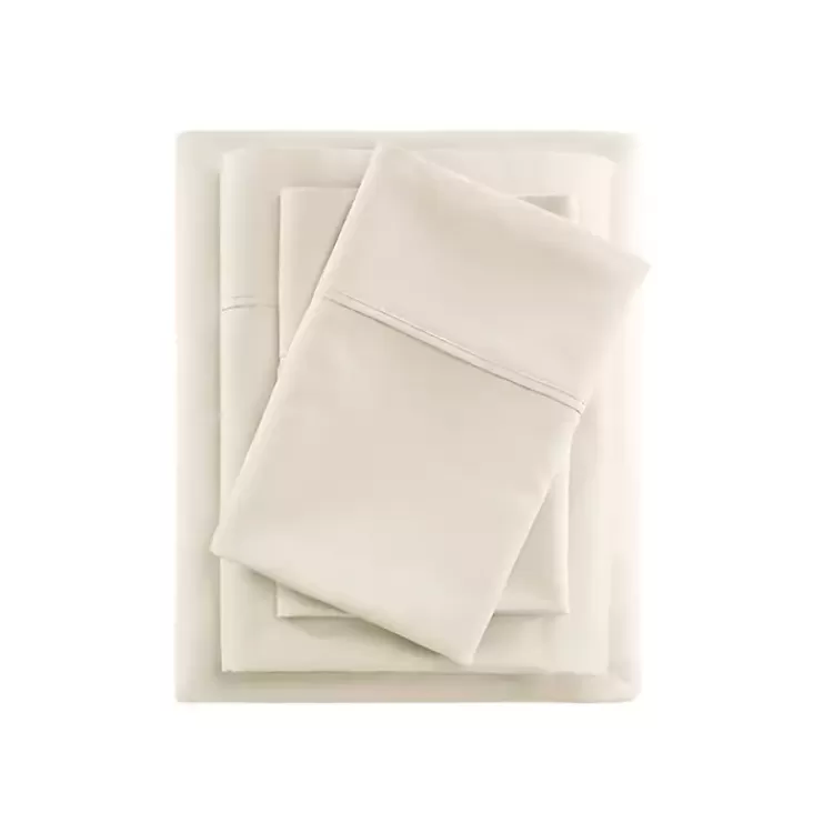 Cream Rich Cooling Cotton King Sheet Set>Kirklands Home Cheap