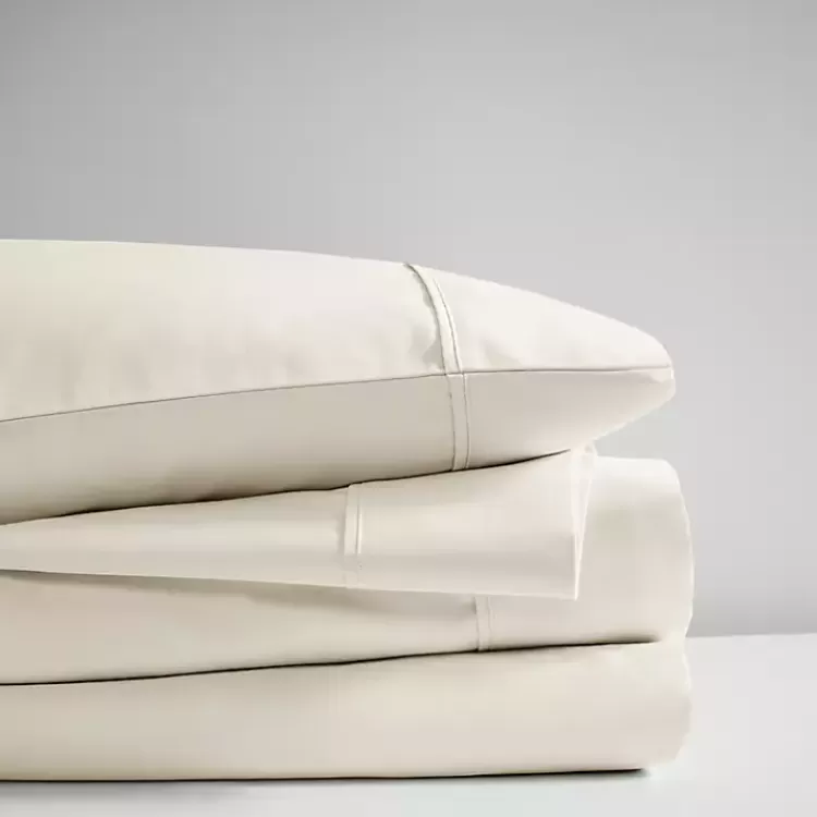 cream_rich_cooling_cotton_king_sheet_set_2.webp Cream Rich Cooling Cotton King Sheet Set>Kirklands Home Cheap