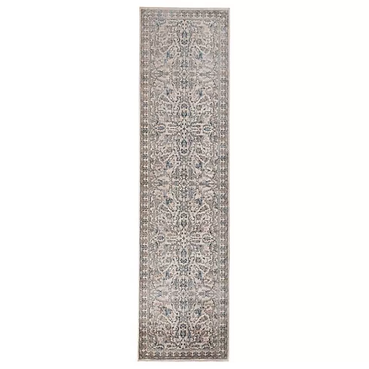Cream Royal Motif Wilson Floor Runner, 2x10>Kirklands Home Best