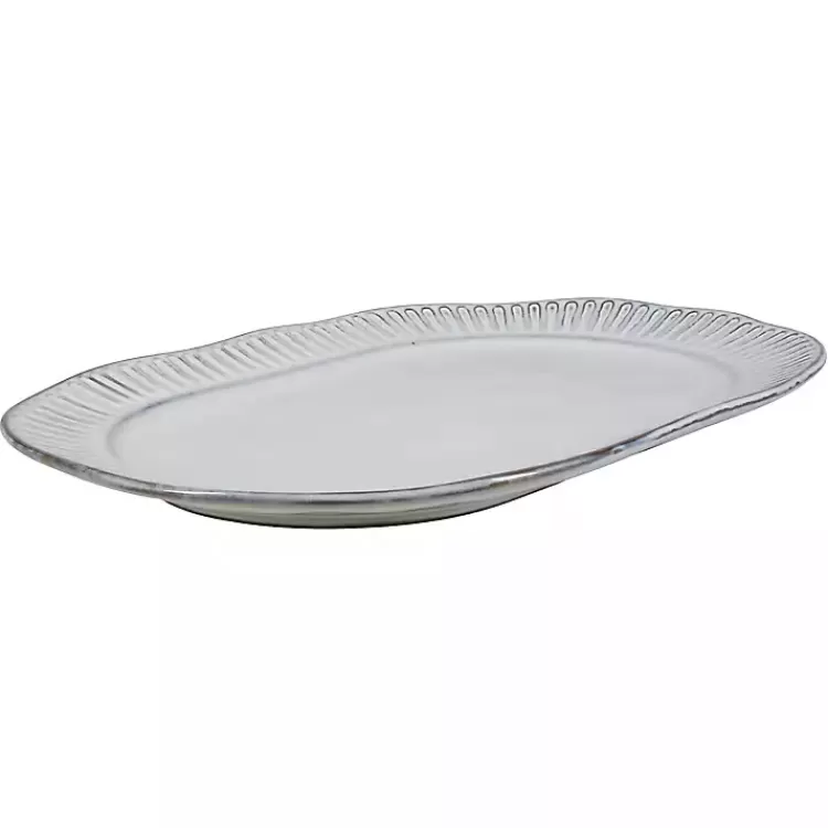 Cream Scalloped Clay 2-pc. Serveware Set>Kirklands Home Fashion
