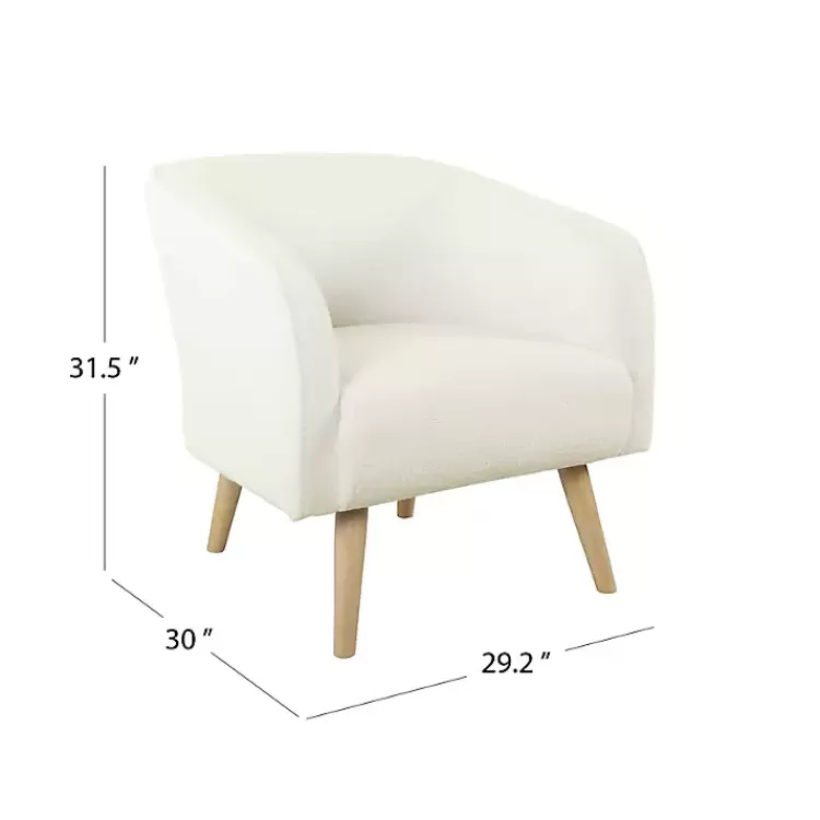 cream_sherpa_upholstered_barrel_accent_chair_5.webp Cream Sherpa Upholstered Barrel Accent Chair>Kirklands Home Online