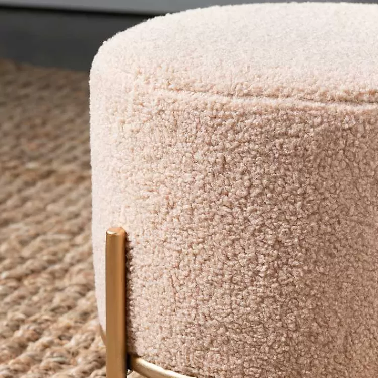cream_sherpa_upholstered_round_ottoman_4.webp Cream Sherpa Upholstered Round Ottoman>Kirklands Home Flash Sale