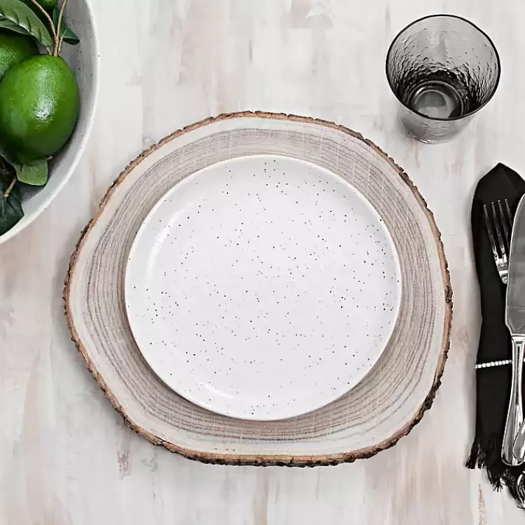 Cream Simple Things Salad Plate>Kirklands Home Outlet