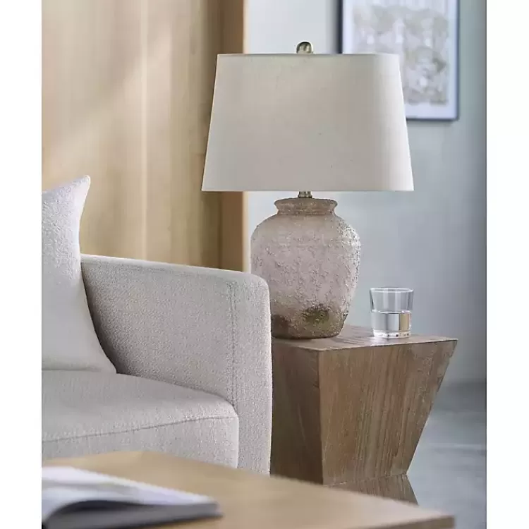 Cream Textured Ceramic Lia Table Lamp>Kirklands Home New