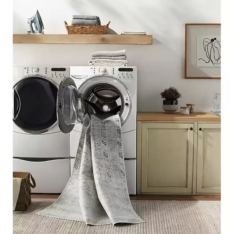 cream_traditional_washable_area_rug_x_2.webp Cream Traditional Washable Area Rug, 8x12>Kirklands Home Flash Sale