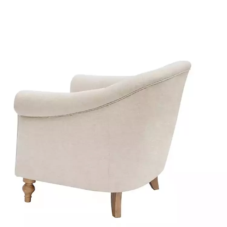 cream_tufted_farmhouse_accent_chair_4.webp Cream Tufted Farmhouse Accent Chair>Kirklands Home Clearance