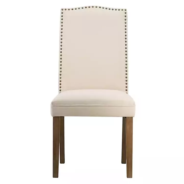 Cream Upholstered Armless Dining Chairs, Set of 2>Kirklands Home Cheap