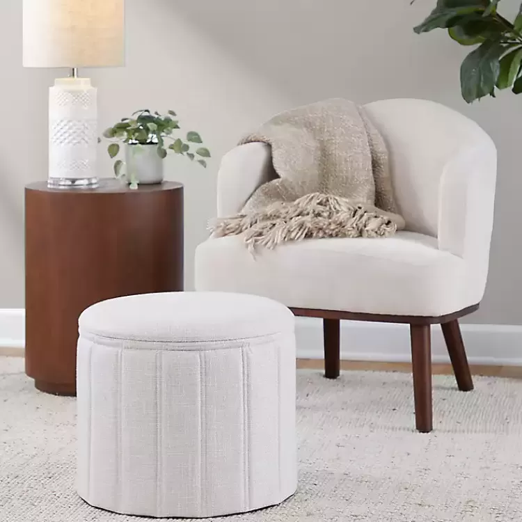 cream_upholstered_midcentury_modern_accent_chair_10.webp Cream Upholstered Midcentury Modern Accent Chair>Kirklands Home Outlet