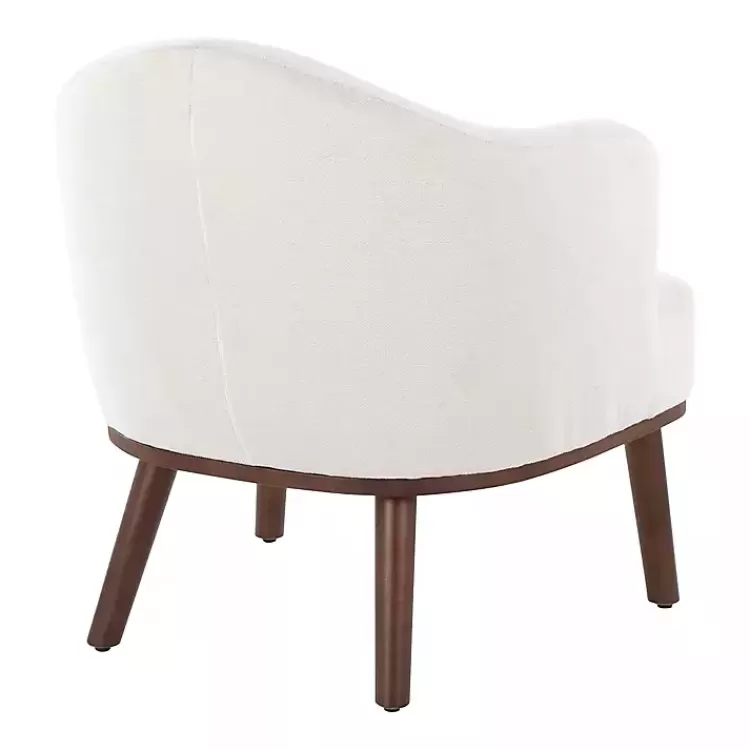 cream_upholstered_midcentury_modern_accent_chair_2.webp Cream Upholstered Midcentury Modern Accent Chair>Kirklands Home Outlet
