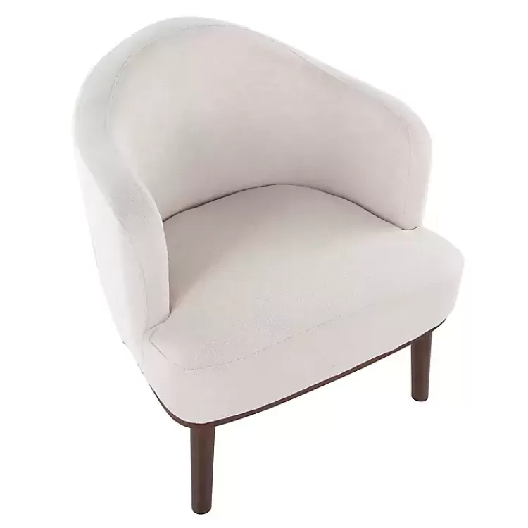 cream_upholstered_midcentury_modern_accent_chair_5.webp Cream Upholstered Midcentury Modern Accent Chair>Kirklands Home Outlet