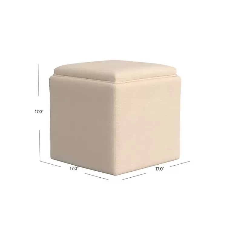 cream_upholstered_storage_ottoman_with_tray_top_2.webp Cream Upholstered Storage Ottoman with Tray Top>Kirklands Home Store