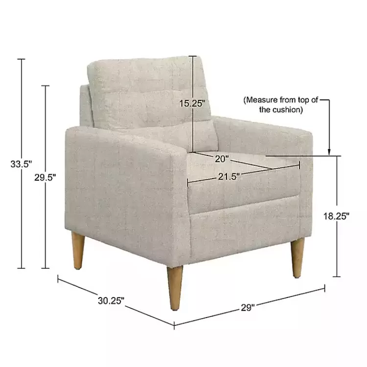 cream_upholstered_tufted_dani_accent_chair_9.webp Cream Upholstered Tufted Dani Accent Chair>Kirklands Home Cheap