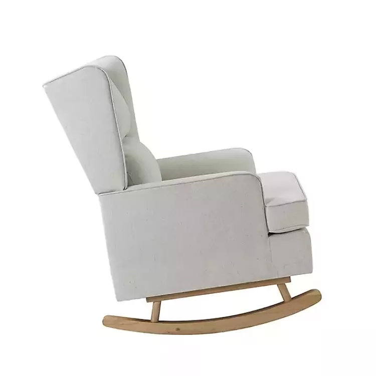 cream_upholstered_wingback_rocking_chair_2.webp Cream Upholstered Wingback Rocking Chair>Kirklands Home Cheap