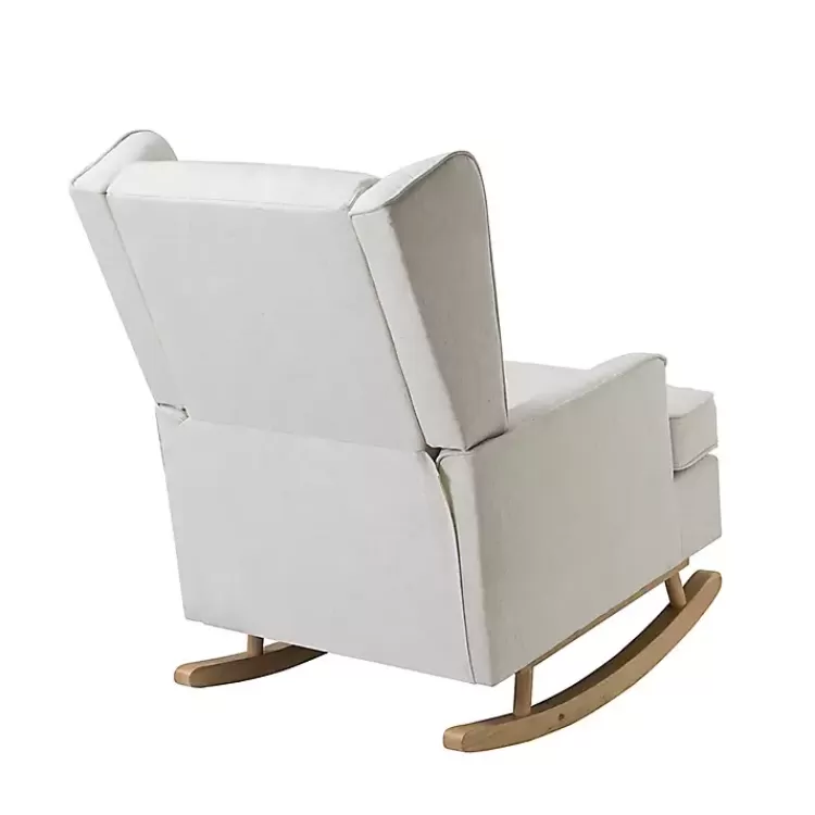 cream_upholstered_wingback_rocking_chair_3.webp Cream Upholstered Wingback Rocking Chair>Kirklands Home Cheap