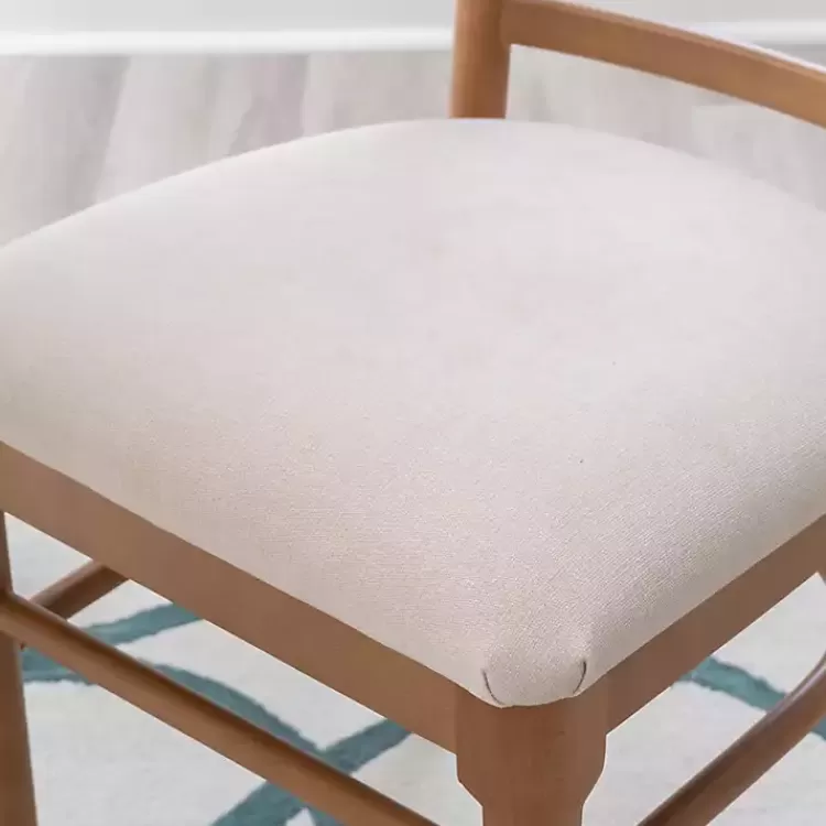 cream_upholstered_wood_dining_chairs_set_of__2.webp Cream Upholstered Wood Dining Chairs, Set of 2>Kirklands Home Fashion