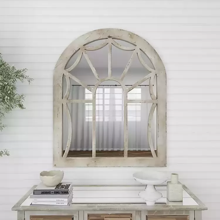 cream_vintage_fir_wood_arch_framed_mirror_10.webp Cream Vintage Fir Wood Arch Framed Mirror>Kirklands Home Sale