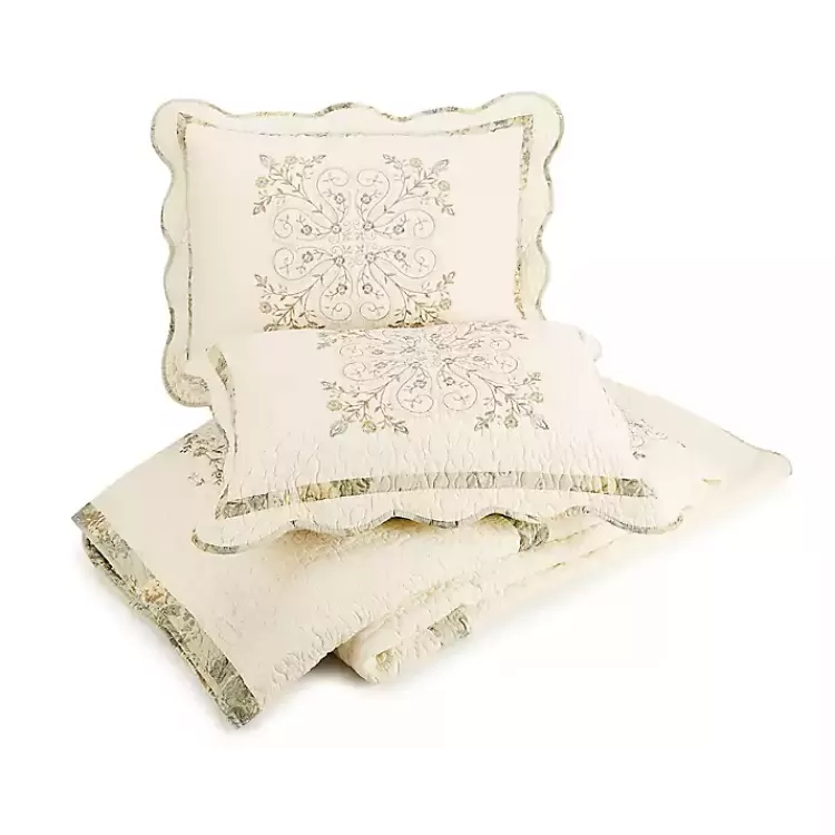 cream_vintage_treasure_king_bedspread_2.webp Cream Vintage Treasure King Bedspread>Kirklands Home Cheap