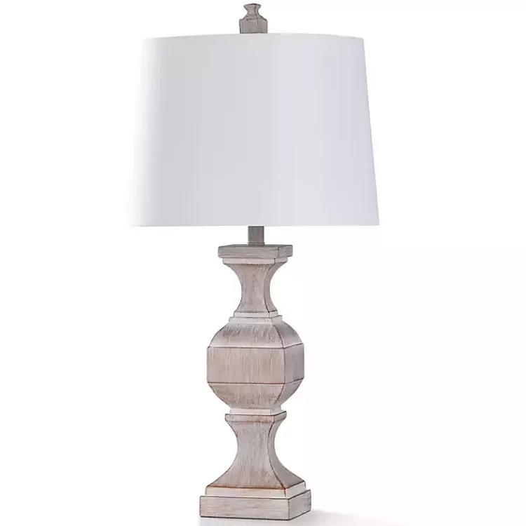 Cream Washed Stone Malta Table Lamp>Kirklands Home Discount