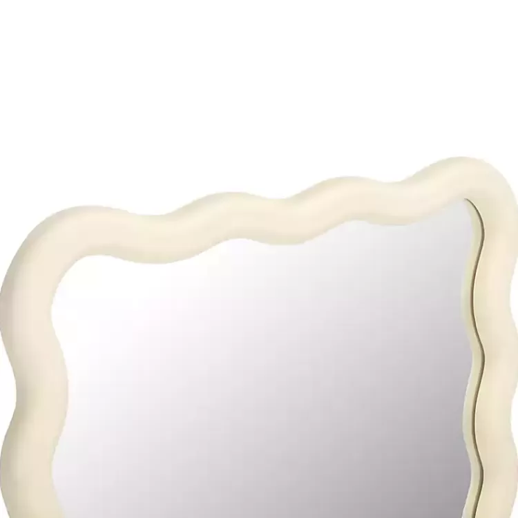 cream_wavy_izara_wall_mirror_2.webp Cream Wavy Izara Wall Mirror>Kirklands Home Store