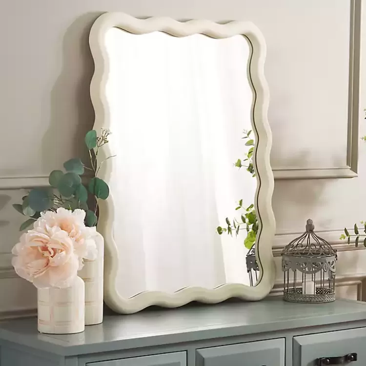 cream_wavy_izara_wall_mirror_4.webp Cream Wavy Izara Wall Mirror>Kirklands Home Store