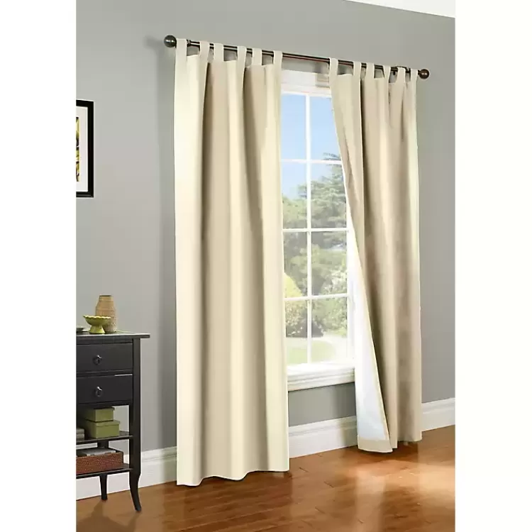 Cream Weathermate Blackout Curtain Panel, 84 in.>Kirklands Home Shop