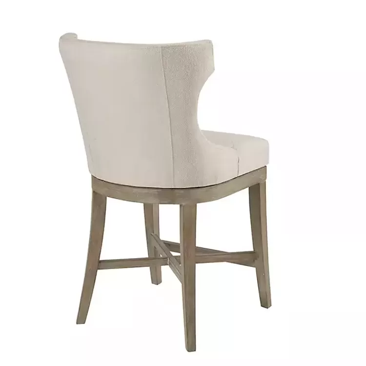 cream_wingback_swivel_seat_counter_stool_4.webp Cream Wingback Swivel Seat Counter Stool>Kirklands Home Fashion
