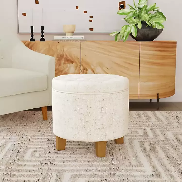 cream_woven_upholstered_tufted_storage_ottoman_7.webp Cream Woven Upholstered Tufted Storage Ottoman>Kirklands Home Cheap