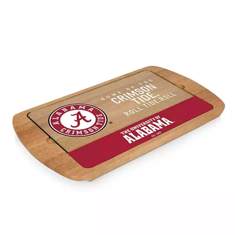 Crimson Tide Wood and Glass Serving Board>Kirklands Home Fashion