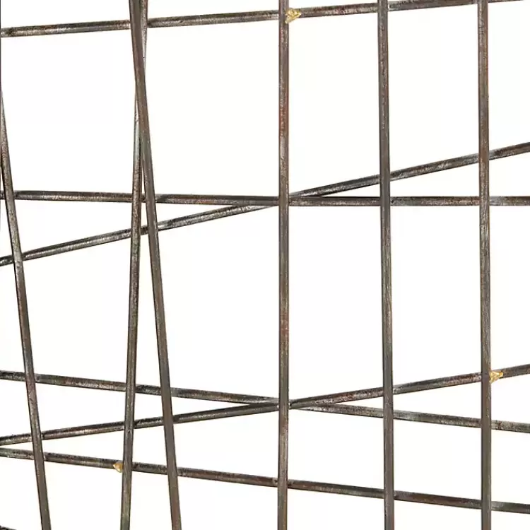 crosshatch_metal_frame_plaque_2.webp Crosshatch Metal Frame Plaque>Kirklands Home Clearance