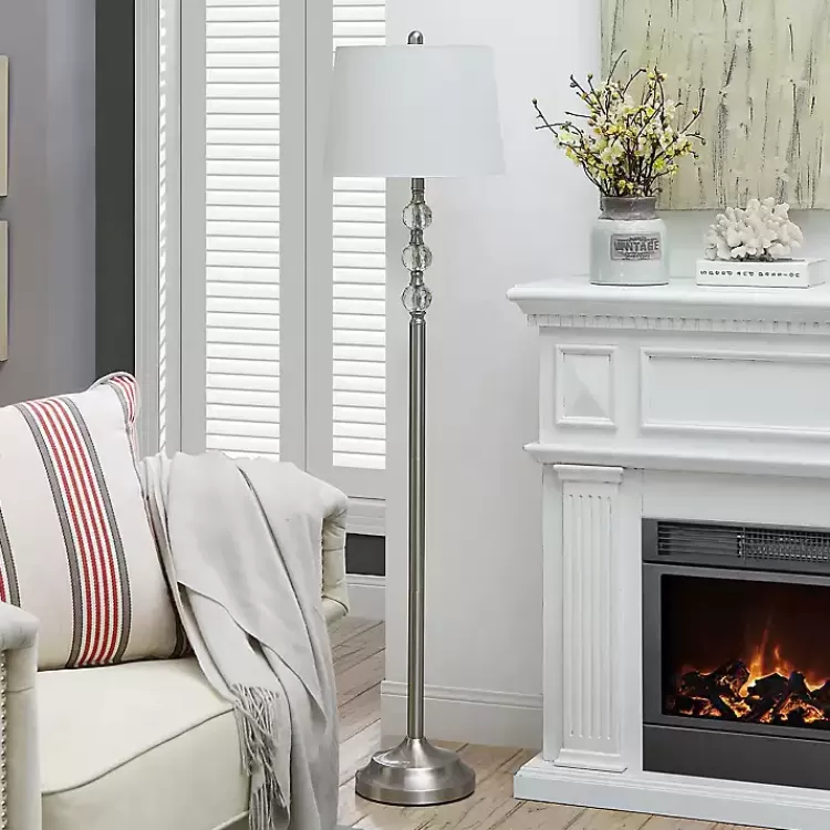 crystal_spheres_brushed_nickel_floor_lamp_3.webp Crystal Spheres Brushed Nickel Floor Lamp>Kirklands Home Fashion