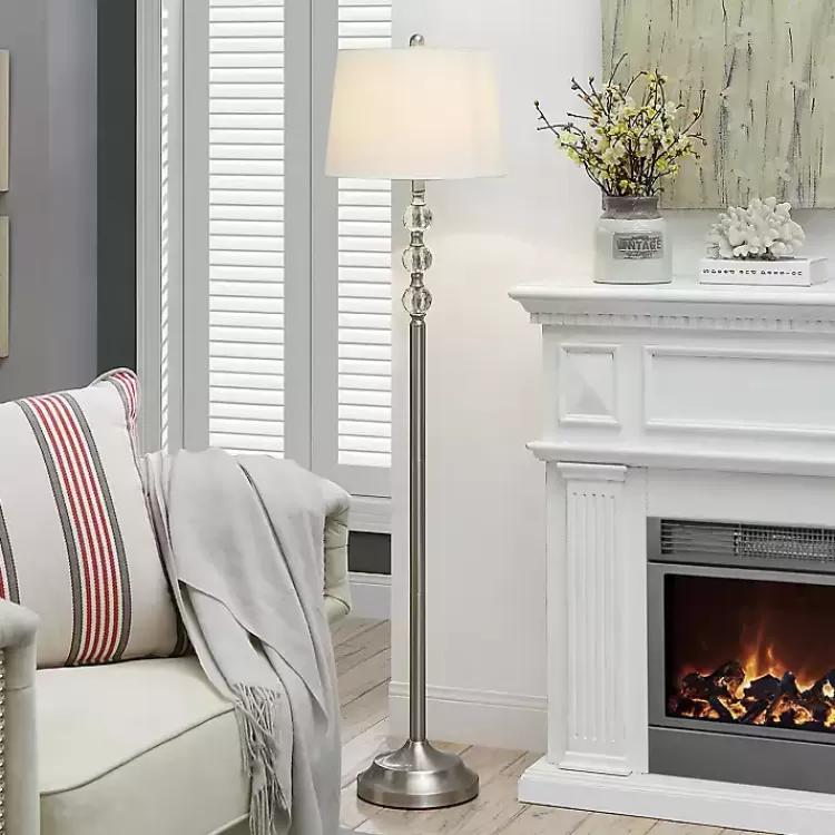 crystal_spheres_brushed_nickel_floor_lamp_4.webp Crystal Spheres Brushed Nickel Floor Lamp>Kirklands Home Fashion
