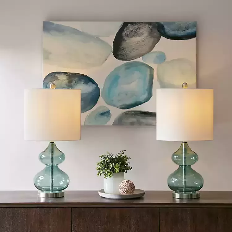 Curved Glass Table Lamps, Set of 2>Kirklands Home Online