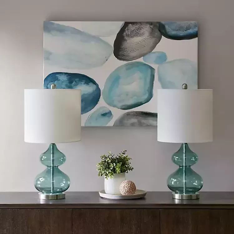 curved_blue_glass_table_lamps_set_of__2.webp Curved Glass Table Lamps, Set of 2>Kirklands Home Online