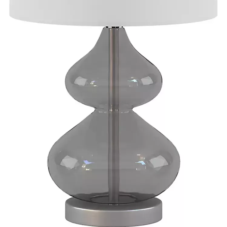 curved_gray_glass_table_lamps_set_of__4.webp Curved Glass Table Lamps, Set of 2>Kirklands Home Hot