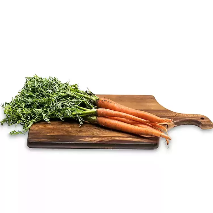 Curved Handle Acacia Wood Cutting Board>Kirklands Home Cheap